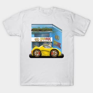 CS Cartoon Machines Sport Car And Garage V 2.5. T-Shirt